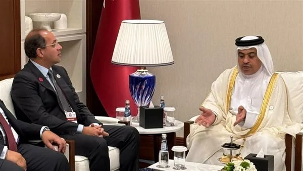 وزير المالية يبحث مع نظيره القطري تعزيز الاستثمارات والتجارة بين البلدين