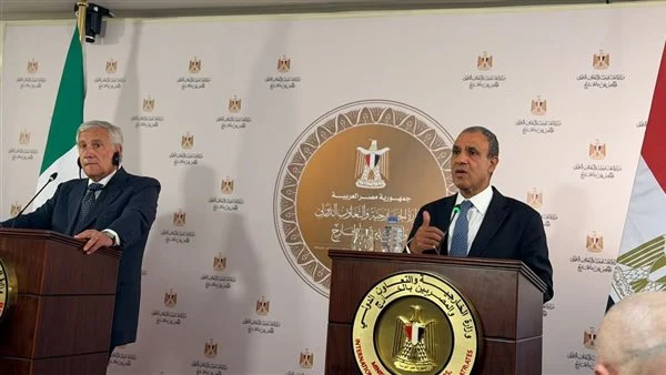 عبد العاطي: اتفقنا مع إيطاليا على مواصلة الجهود لوقف نزيف الدم الفلسطيني