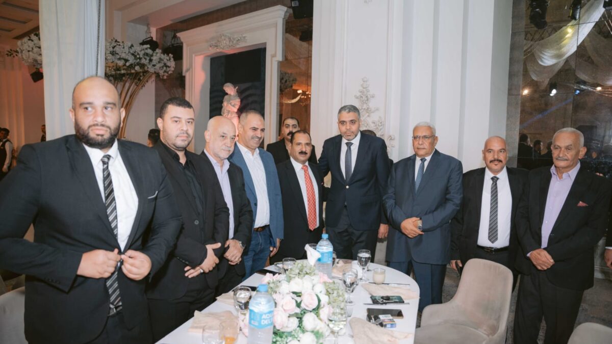جابر البغدادي يحتفل بزفاف نجله عمرو بحضور قيادات مستقبل وطن